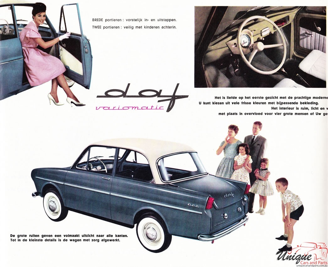 1962 DAF 600 Brochure Page 7